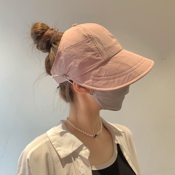 Bredskygget solhat, foldbar fiskehat, GRÅ grey