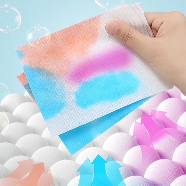 50 st Anti-färgning Färgning tvätttabletter Färgabsorption 100pcs