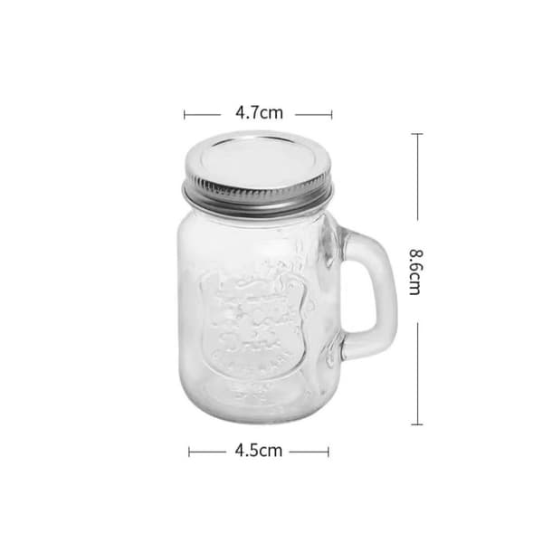 Mini Tom Opbevaringsglasflaske til Syltetøj, Honning, Kaffe, Mælk, Juice