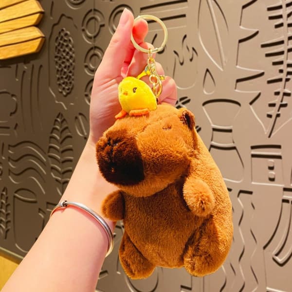 Capybara Plysch nyckelring B B B