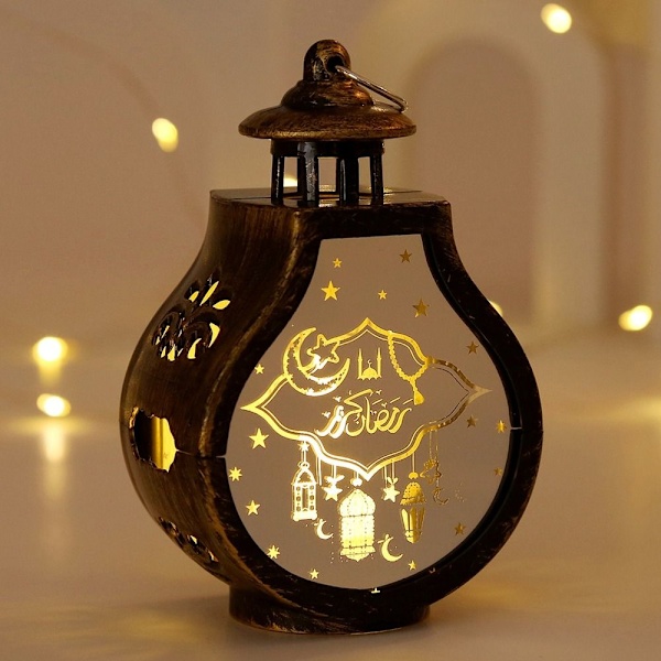 Eid Mubarak Lampe Ramadan LED-lys FARGE 3 FARGE 3 Color 3