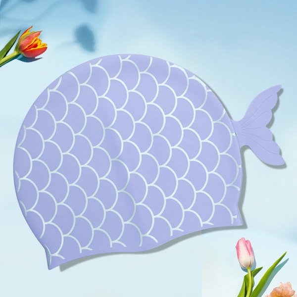 Børne badehætte piger badehætte LYSE LILLA light purple