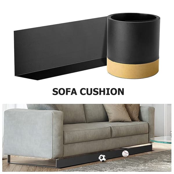 PVC Sofa Stop Under Sengen Legetøjsblokerende Tape HVID White