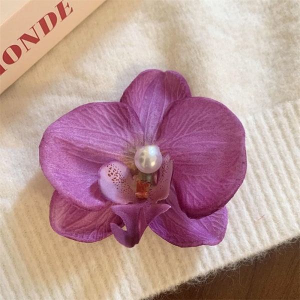 Orchid Butterfly -hiuspidikkeet Bow Flower -hiuspidikkeet 7 7 7