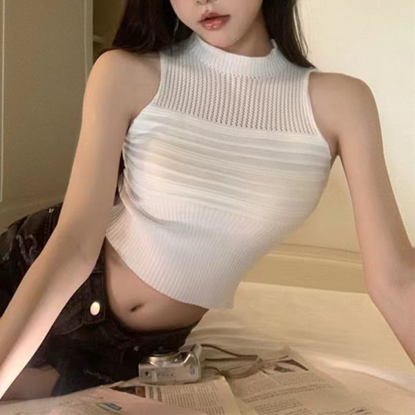 Hul Sexy Topp Strikket Topp APRIKOS Apricot