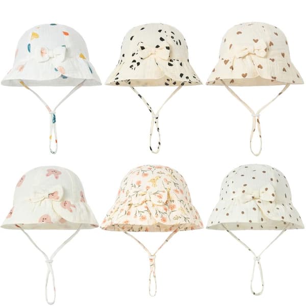 Flickor Solhatt Baby Kepsar 6 6 6