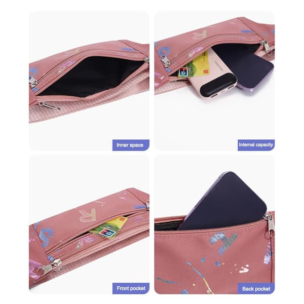 Midjeväska Bröst Crossbodyväska BLÅ Blue