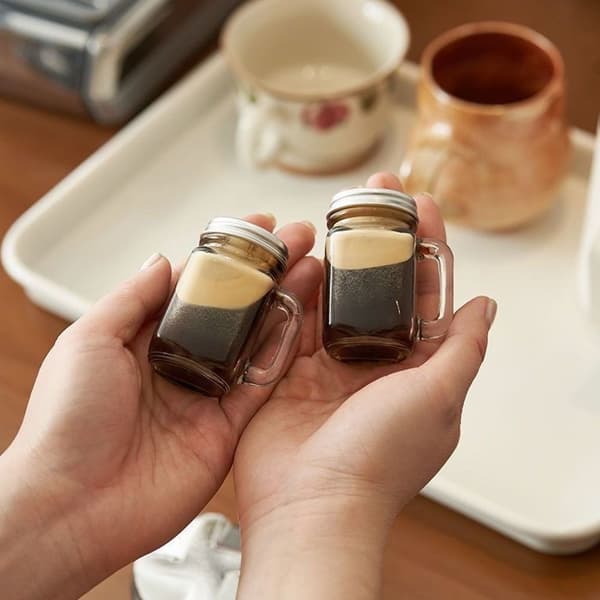 Mini Tom Opbevaringsglasflaske til Syltetøj, Honning, Kaffe, Mælk, Juice