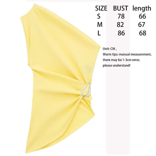 Tanktop Camisole GUL M Yellow M