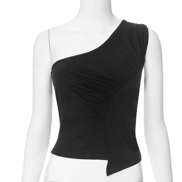 Crop Topper for kvinner Bralette Vest HVIT M White M