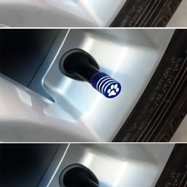 Ventilkapsel Ventilkjernedeksel BLÅ blue