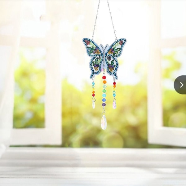 Diamond painting Wind Chime Butterfly Hängande Hänge STIL 3 Style 3