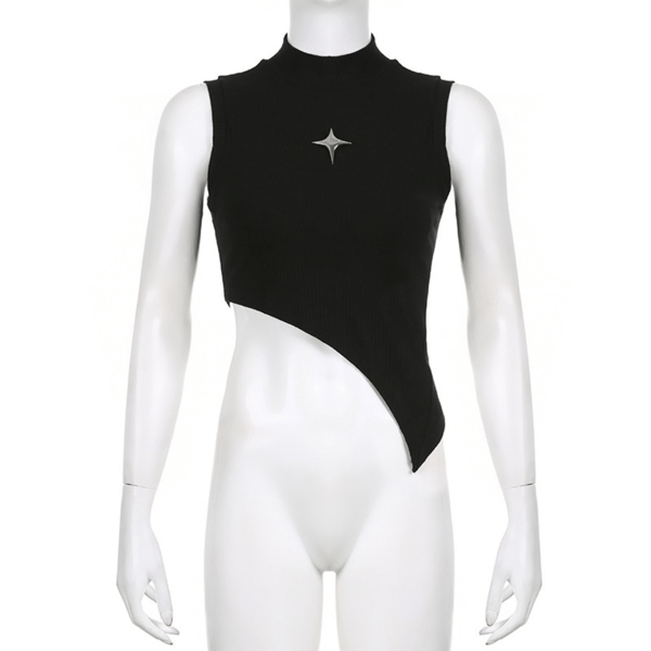 Fransk Vest Indvendig Lagdeling SORT Black