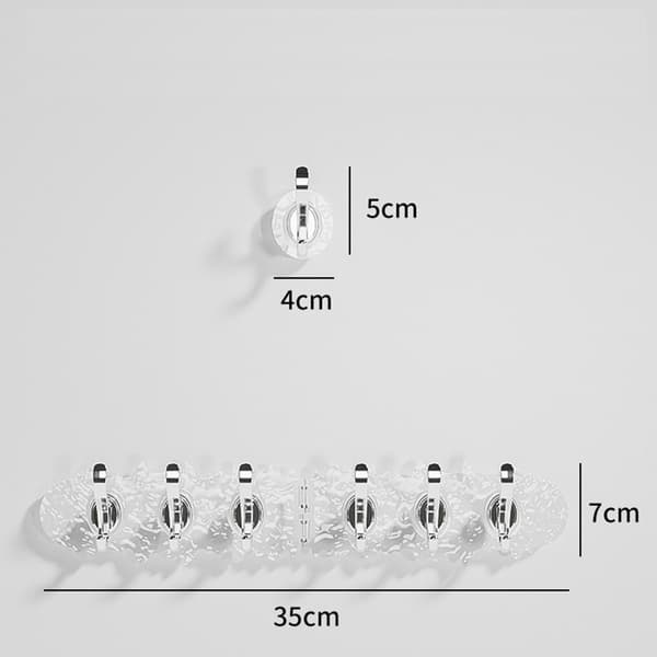 Flytbare Tøjkroge, 3 stk. 3PCS