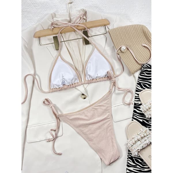 Bikini uima-asu, kaksiosainen bikini, koko L l