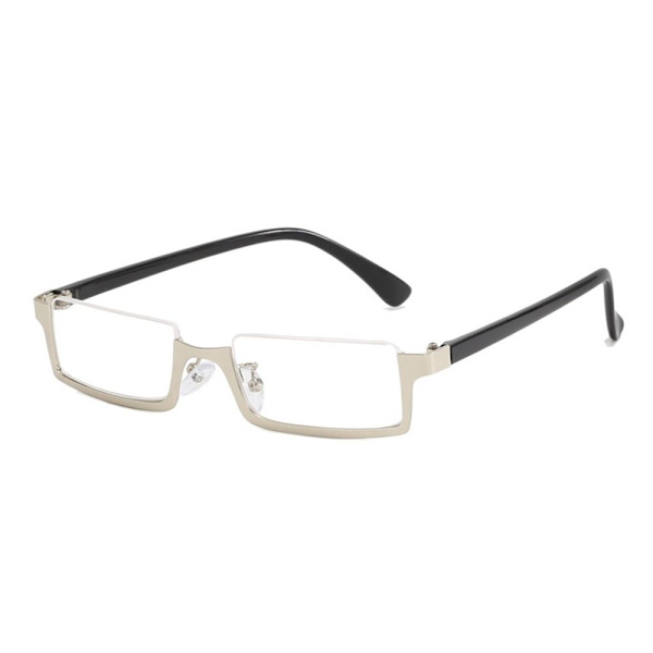 Anti-Blue Light Glasses Neliömäiset silmälasit HOPEAA Silver
