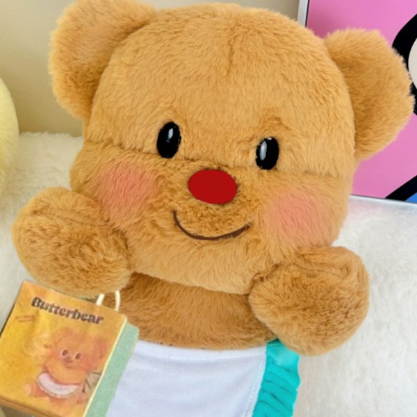 Butter Bear Plysch Bear Doll 45CM 45cm