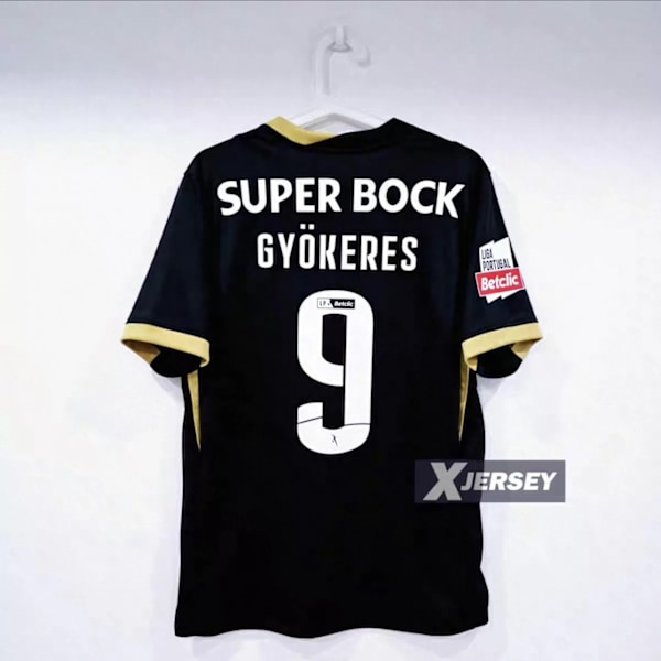 2024-2025 Sporting CP fodboldtrøje nr. 9 Viktor Gyökeres M