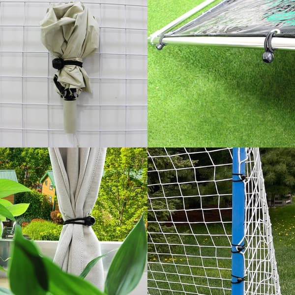 25 stk. Bungee Balls Sorte Elastiksnor 10 CM 10 CM 4inch