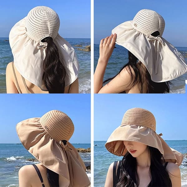 Stor Skyggehat Strand Solhat FARVE 4 FARVE 4 Color 4