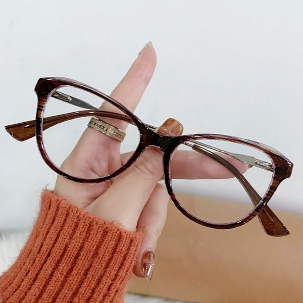 Anti-Blue Light Glasses Neliömäiset silmälasit RUSKEA Brown