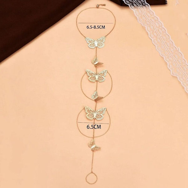 Butterfly Arm Chain Tofs Arm Chain GULD gold