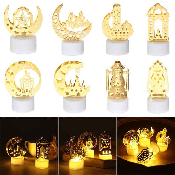 Eid Mubarak Ramadan Dekorasjonslampe Led Lights String 7 7