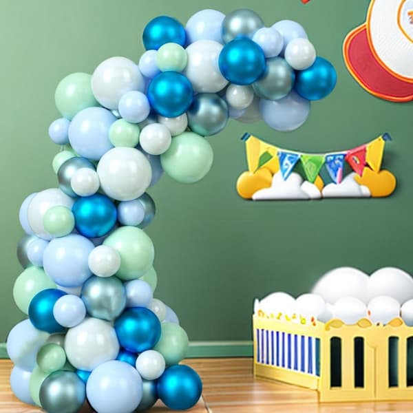 Ballonguirlande-sæt, havtema, bue-sæt