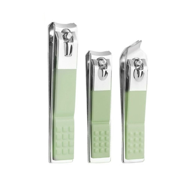 3ST Nagelklippare Manikyr Nagelklippare GRÖN Green