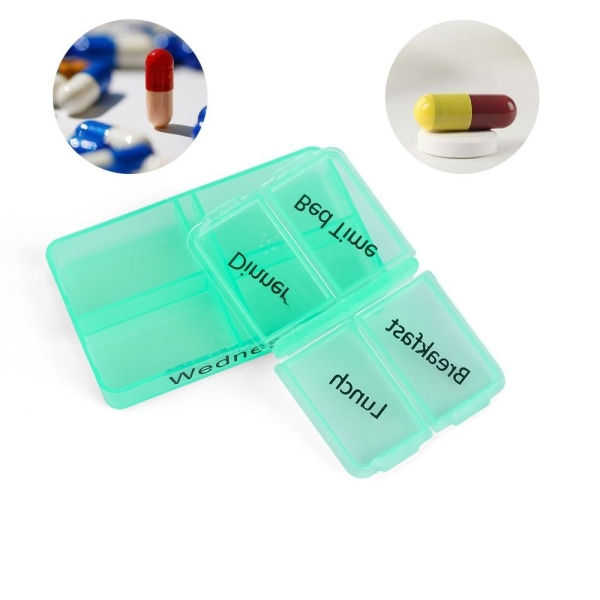 7 Day Pill Box Tablet Organizer Medisinholder
