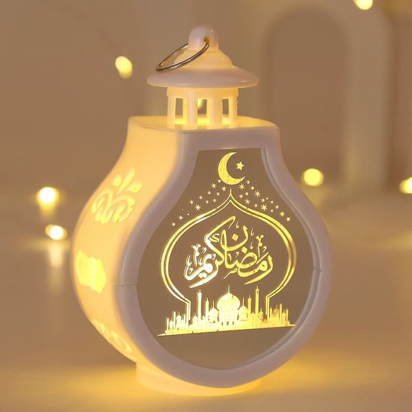 Eid Mubarak -lamppu Ramadan LED-valot VÄRI 3 VÄRI 3 Color 3
