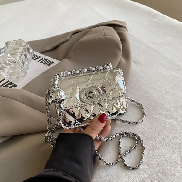 Crossbody-veske Håndveske SØLV Silver
