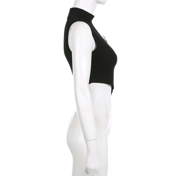 Fransk Vest Indvendig Lagdeling SORT Black