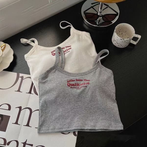 Toppi Crop Topit VAALEANHARMAA Light Grey