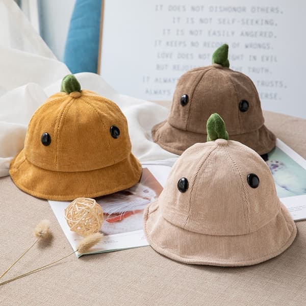 Bucket Hat för Barn Babykepsar BRUN brown
