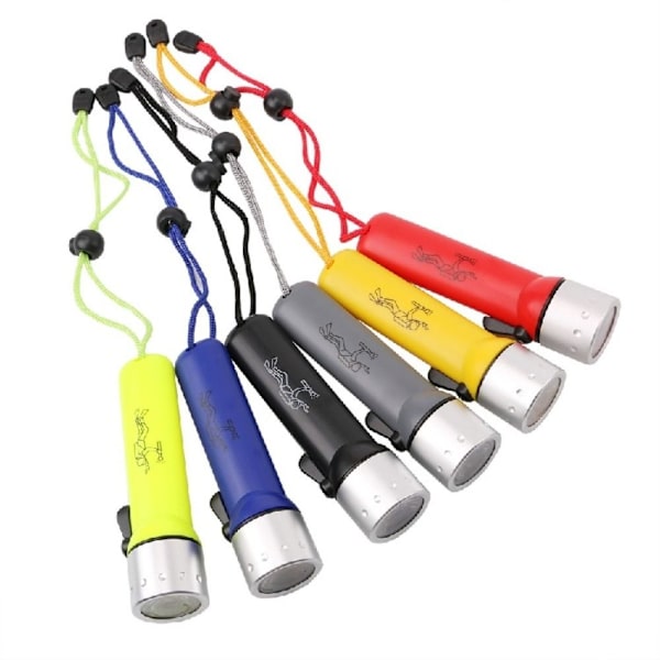 Led dykkerlommelygte nødbelysning SORT black