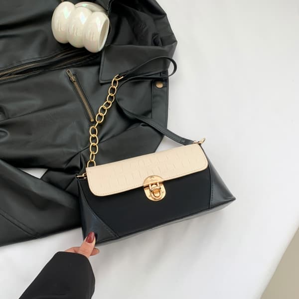 Skuldertaske Messenger Taske SORT Black