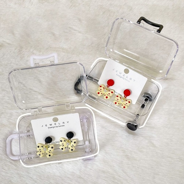 Mini Roller Matkalaukku Pieni Matkalaukku Case WHITE L white L