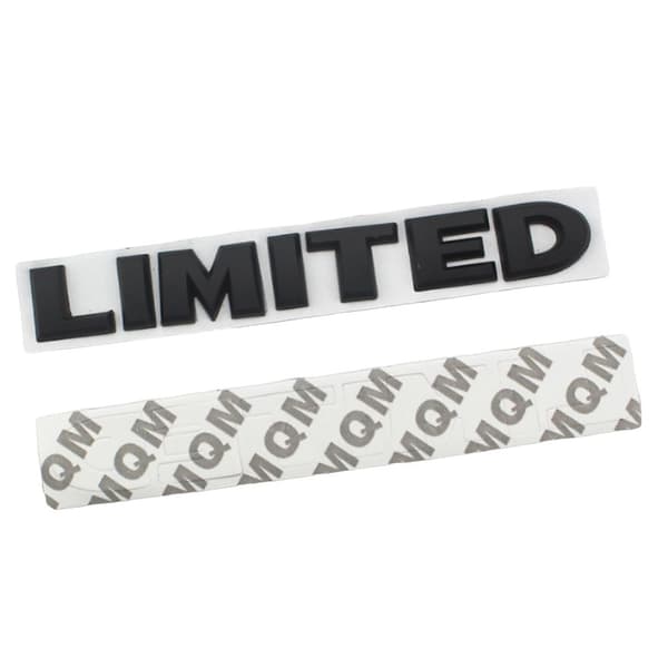 2 kpl Limited-embleemit ABS-autotarrat