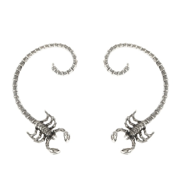 Scorpion Shape Ear Clip Vintage korvakorut Punk Style korvasilmukka 1 pair