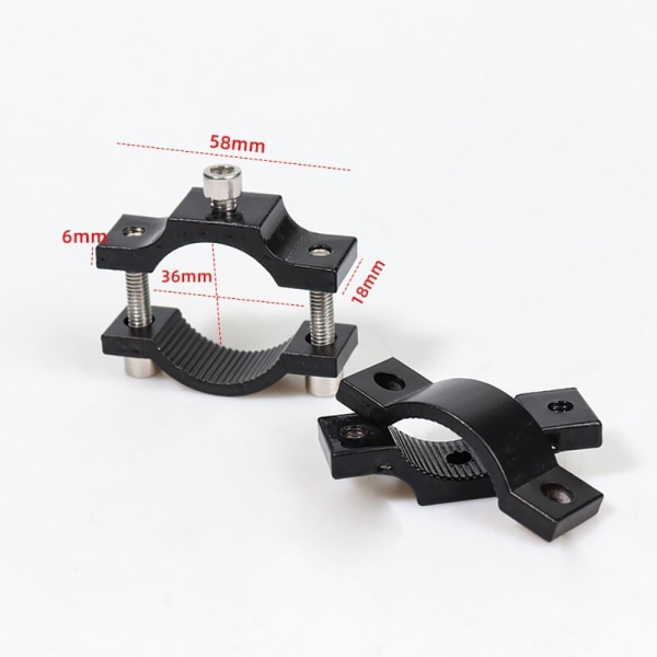 1 Stk Motorsykkel Spotlight Holder Telefon Lykter Bracket DOBBEL Double Hole 12mm