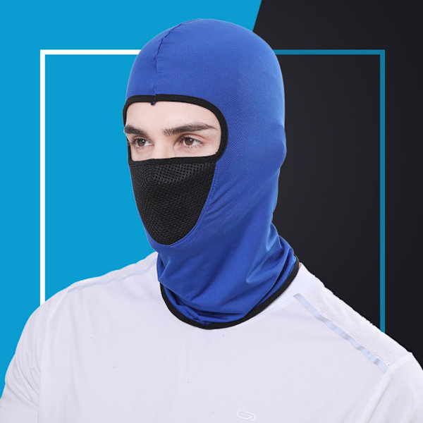 Full Face Cap Cykling Balaclava MØRKEBLÅ Dark Blue