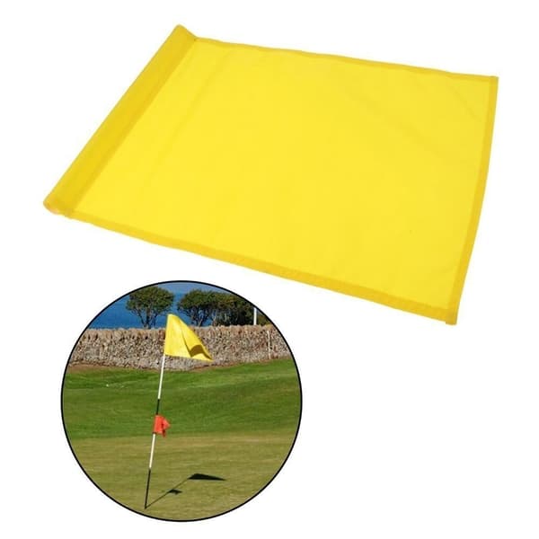 Golfputtinggreenflaggor Golfträningsflagga RÖD Red