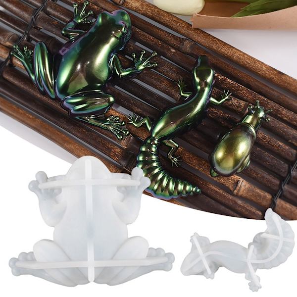 Lizard Silikone Form Resin Forme FRØ FRØ Frog