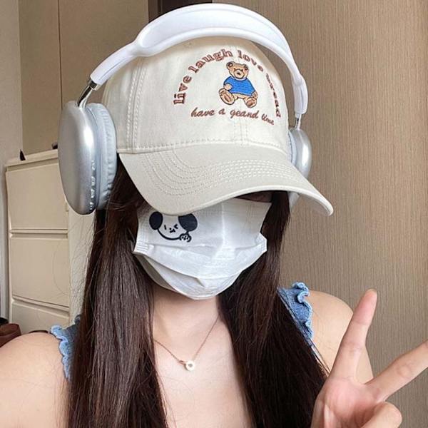 Baseballkasket Peaked Cap HVID White