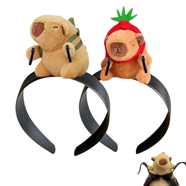 Capybara-pannband Capybara-hårband 3 3 3