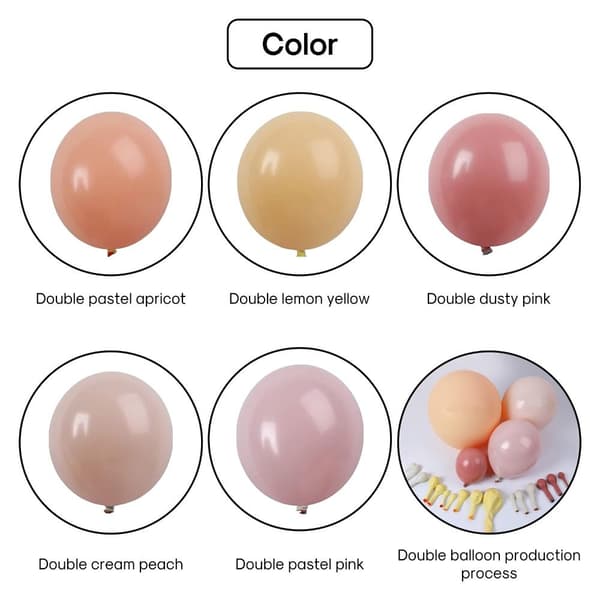 Daisy Ballon Guirlande Bue Sæt