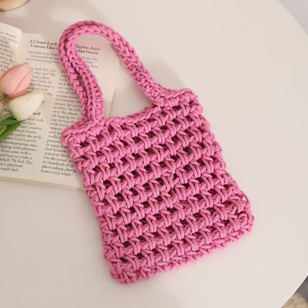 Hul Nettingveske ROSA pink