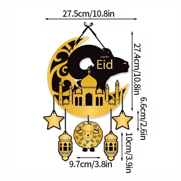 Eid Mubarak -riipus, juhlalippu D