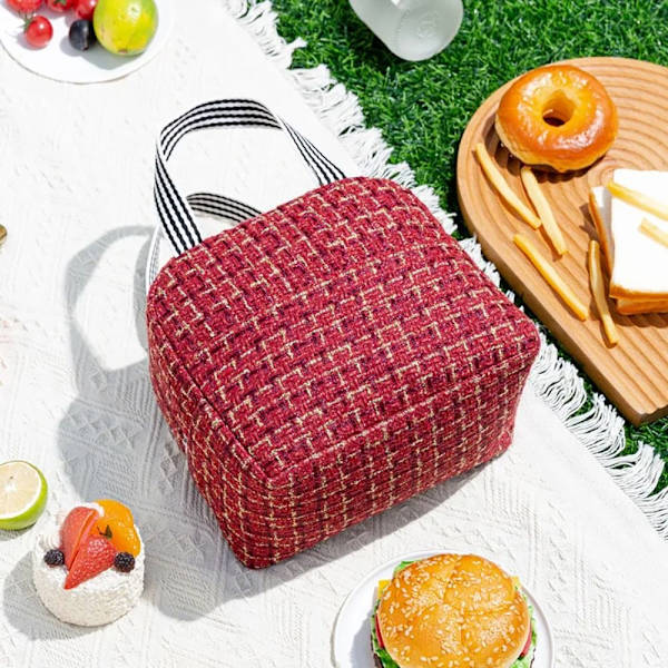 Tote Lunchbox Thermal Bag PUNAINEN Red